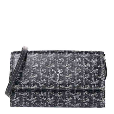 goyard long wallet grey|Goyard continental wallet.